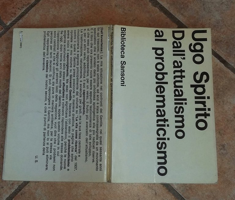 Dall'attualismo al problematicismo
