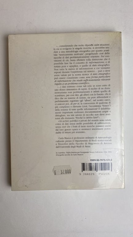 Dall'evento al documento. Orientamenti etnografici