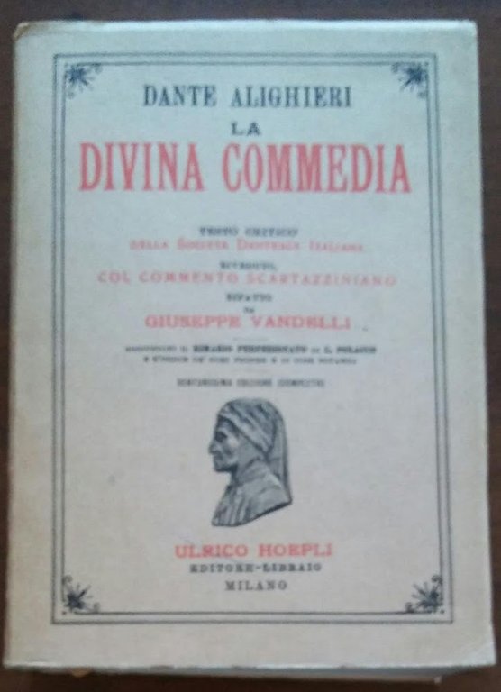 DANTE ALIGHIERI LA LA DIVINA COMMEDIA