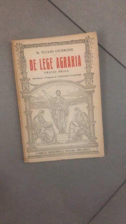 de lege agraria oratio prima | Immagine Gallery 2