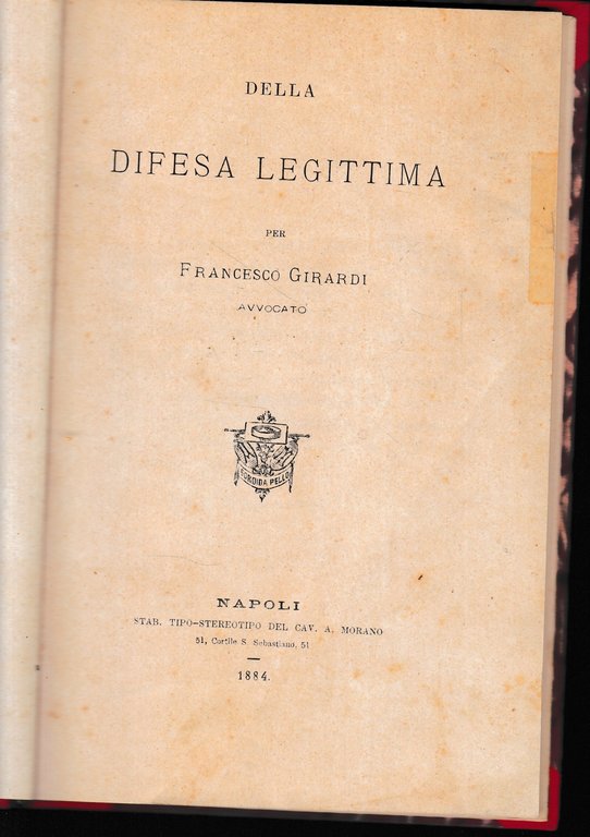 Della legittima difesa