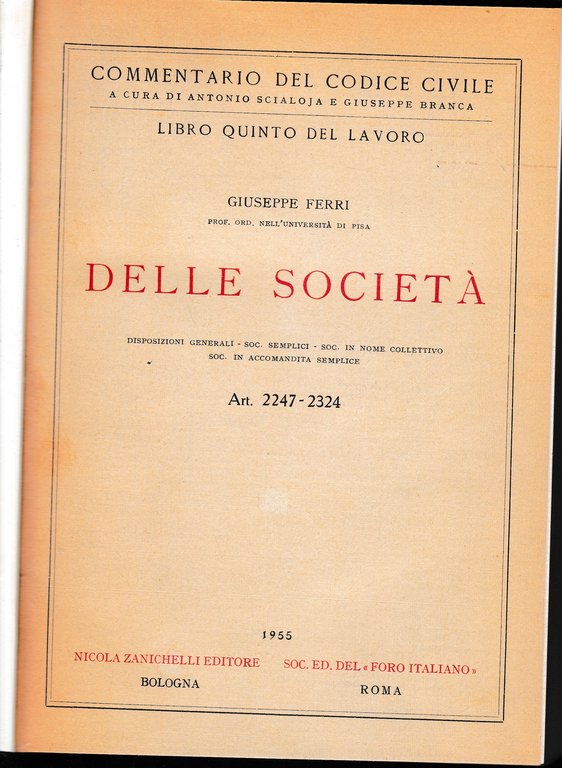 Delle società. Art. 2247-2324 | Immagine Gallery 3