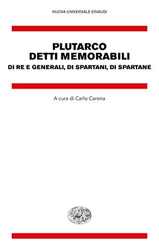 Detti memorabili di re e generali, di spartani, di spartane