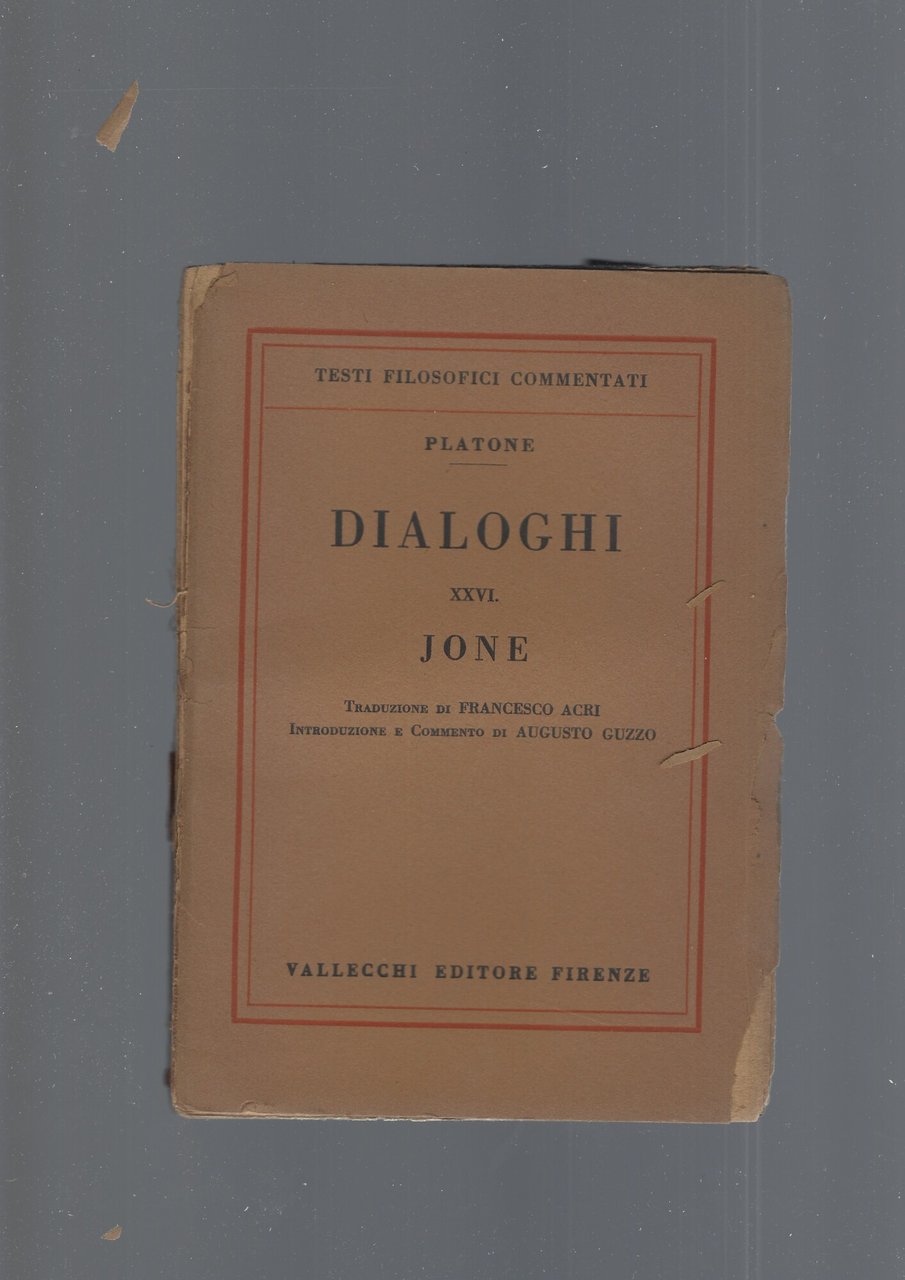 DIALOGHI. JONE