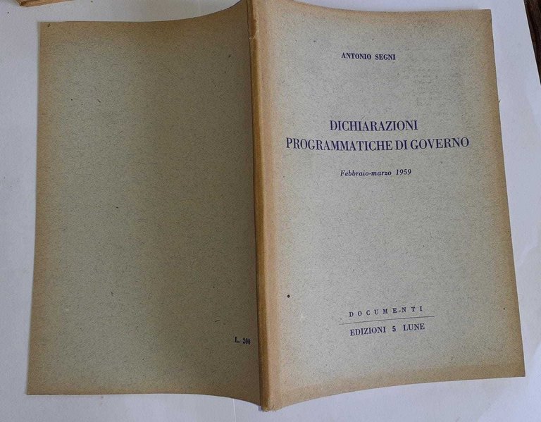 Dichiarazioni programmatiche di governo. Febbraio-marzo 1959 | Immagine Gallery 2
