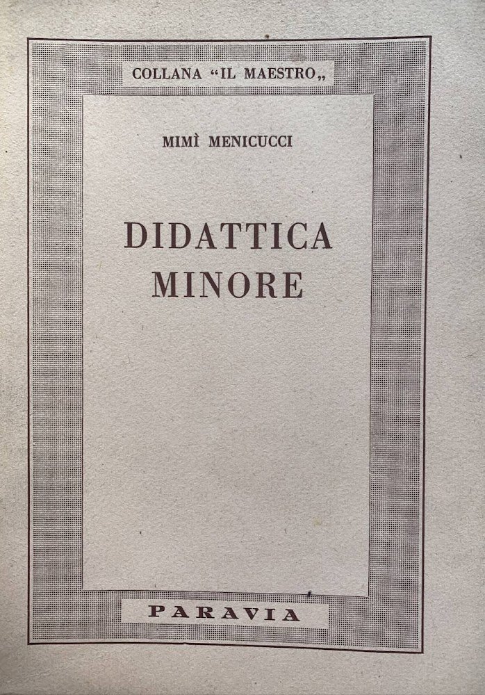 Didattica minore