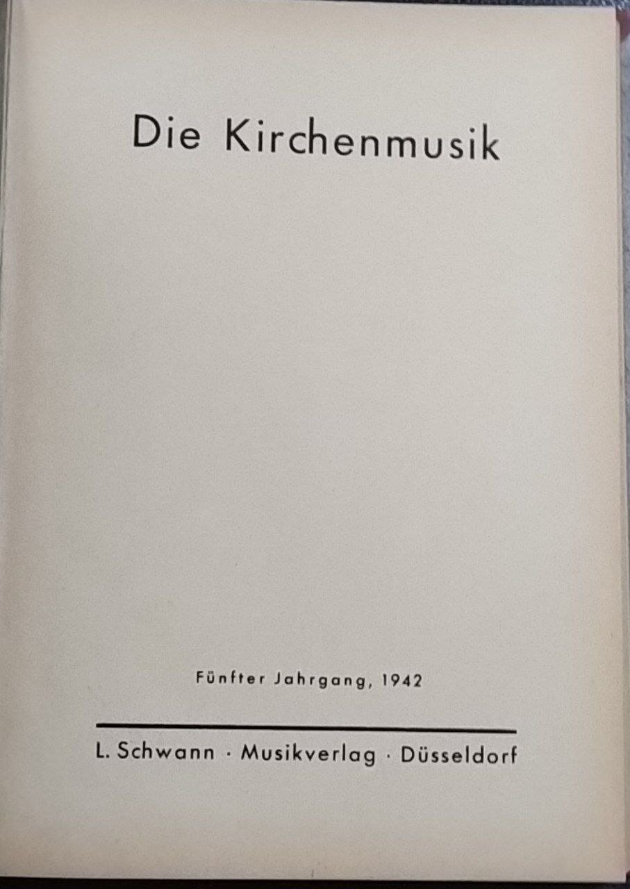 Die Kirchenmusik | Immagine principale
