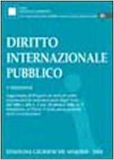 Diritto internazionale pubblico.