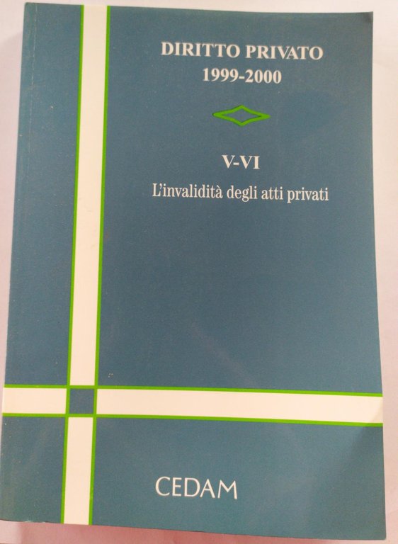 Diritto privato 1999-2000 V VI L'invalidita' degli atti privati | Immagine Gallery 2