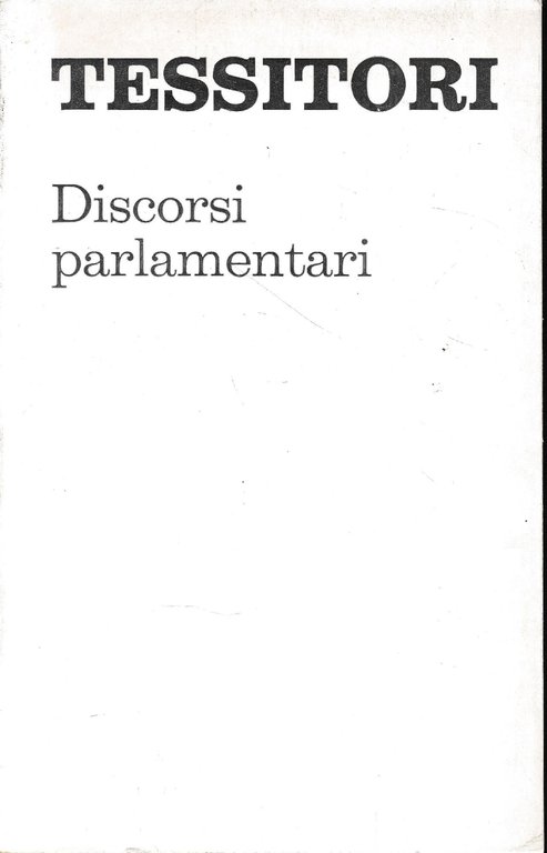 Discorsi parlamentari