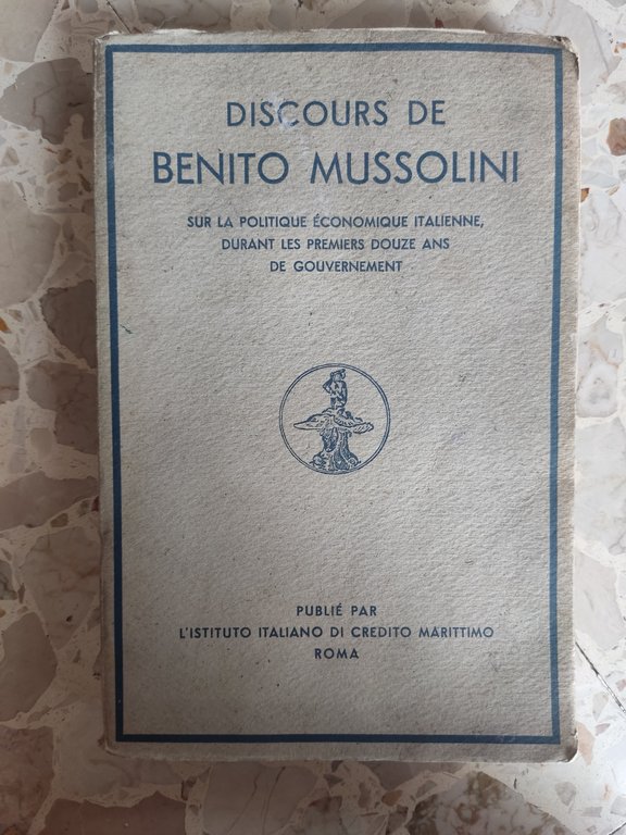 Discours de Benito Mussolini