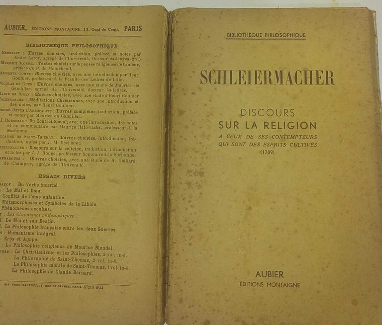 Discours sur la religion a ceux de ses contempteurs qui …