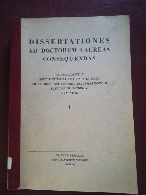 Dissertationes ad doctorum laureas consequendas | Immagine Gallery 2