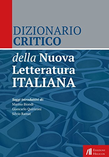 Dizionario critico della nuova letteratura italiana | Immagine Gallery 2