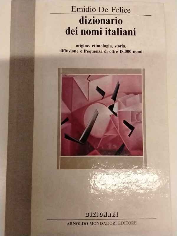 Dizionario dei nomi italiani | Immagine principale