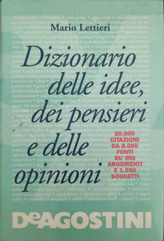 Dizionario delle idee, dei pensieri e delle opinioni | Immagine Gallery 2