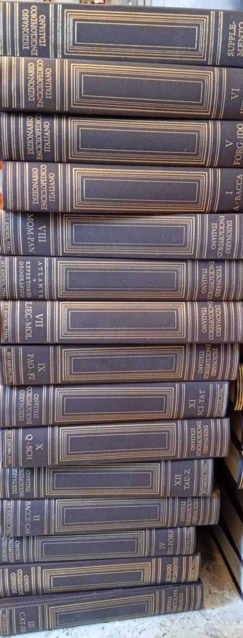 Dizionario enciclopedico italiano (12 volumi +2 supplementi+1 atlante) | Immagine principale