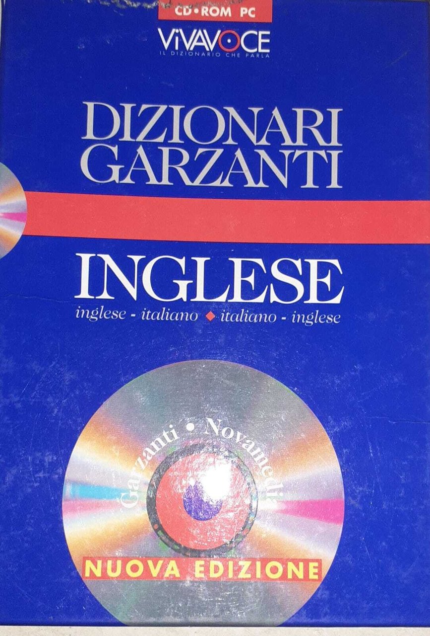 Dizionario Garzanti inglese. Inglese-italiano, italiano-inglese. CD ROM PC | Immagine principale