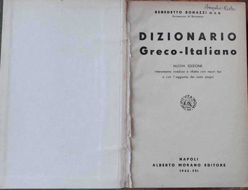 Dizionario greco-italiano