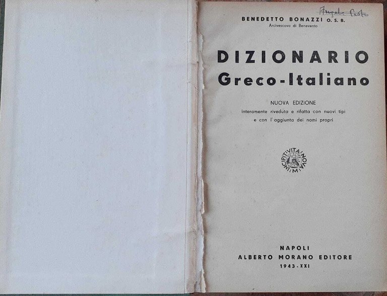 Dizionario greco-italiano