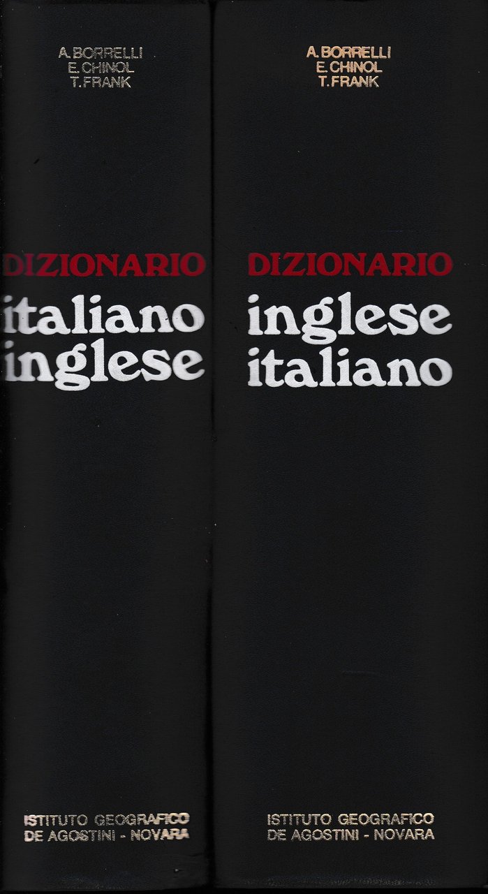 DIZIONARIO. Inglese-Italiano Italiano-Inglese. 2 Volumi. | Immagine principale