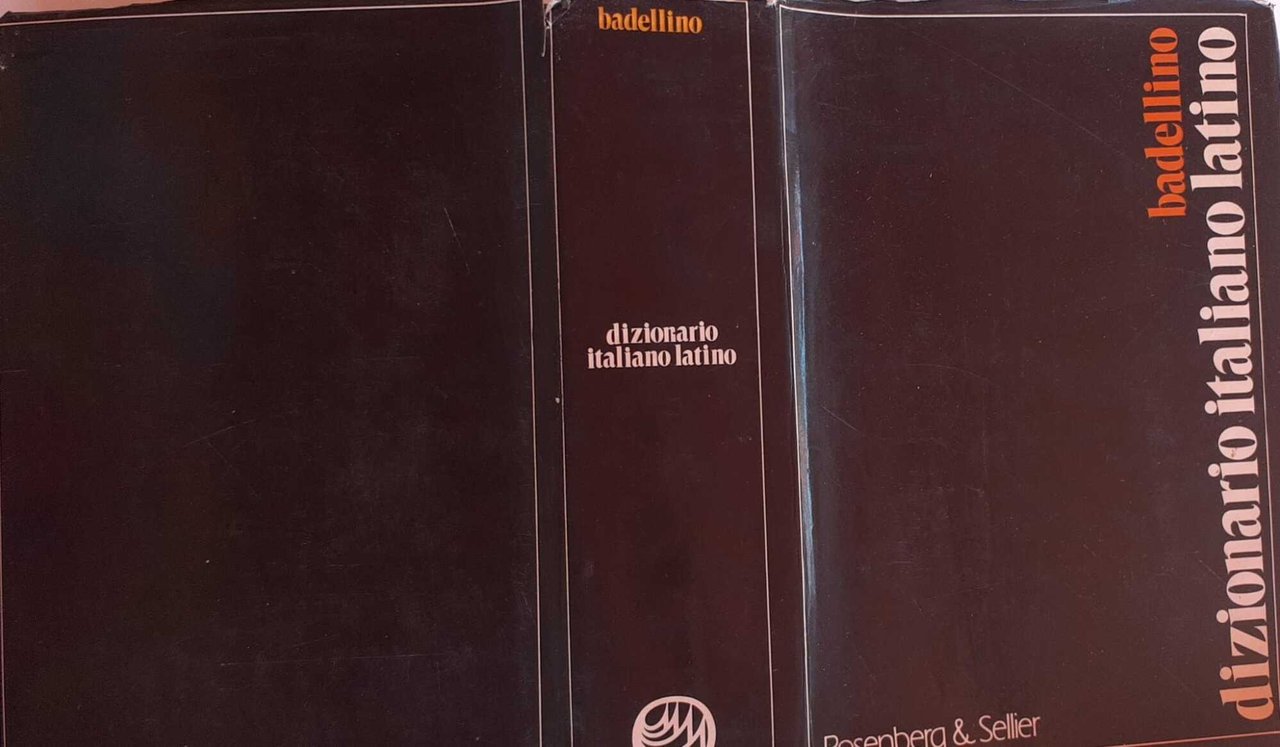 Dizionario italiano latino