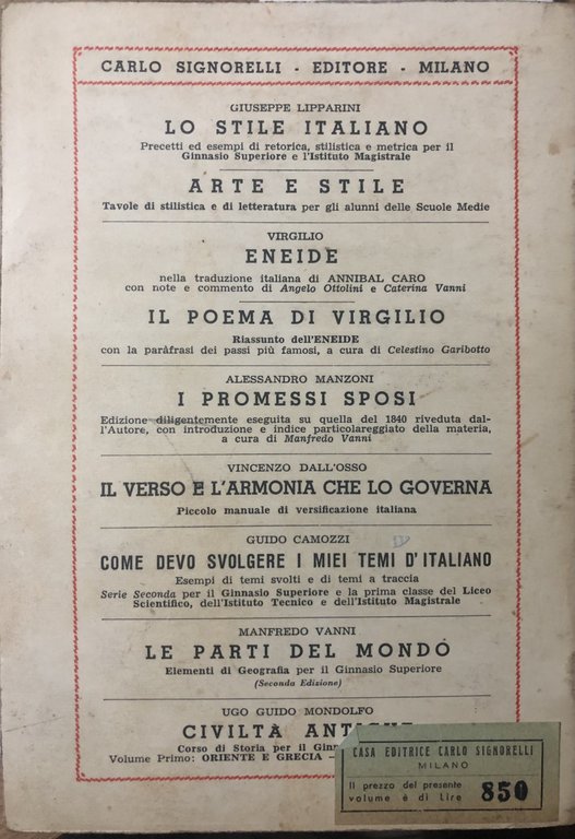 Dolce Stile. Nozioni di stilistica, di retorica e di metrica …