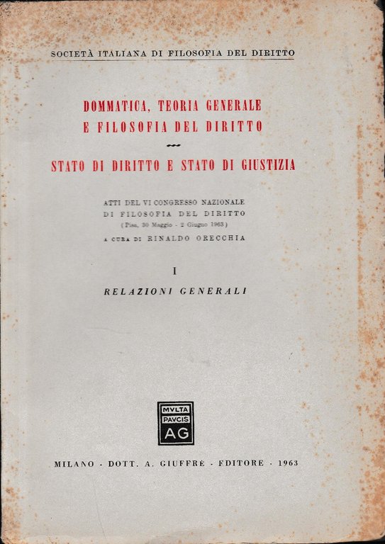 Dommatica, teoria generale e filosofia del diritto - Stato di … | Immagine Gallery 2