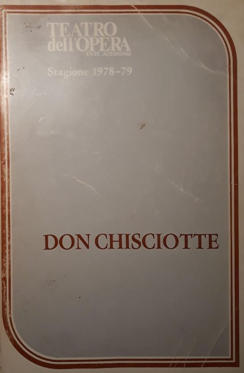 Don Chisciotte: stagione 1978-79