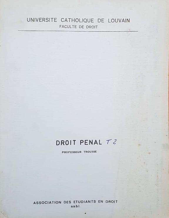 Droit Penal II | Immagine Gallery 2