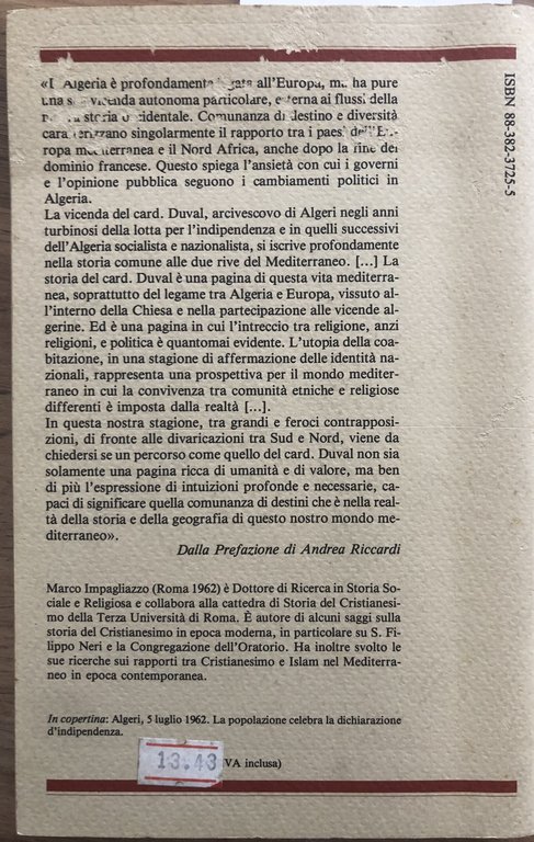 Duval d'Algeria. Una Chiesa tra Europa e mondo arabo (1946-1988) | Immagine Gallery 2