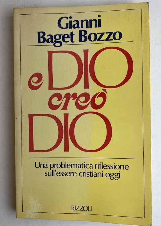 E Dio creò Dio