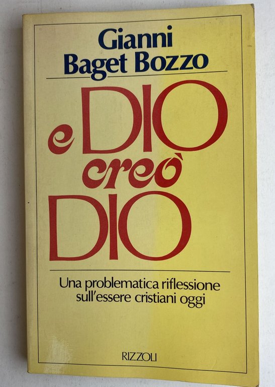 E Dio creò Dio