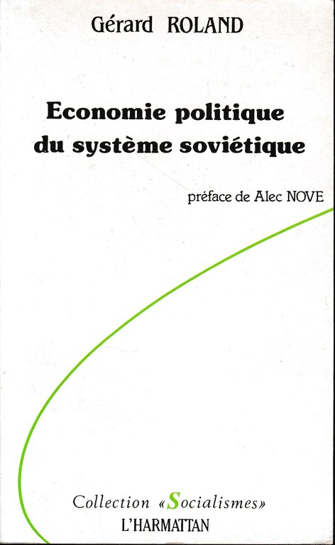 Economie politique du système soviétique