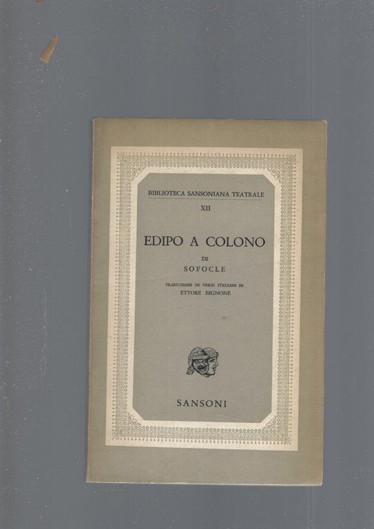 EDIPO A COLONO