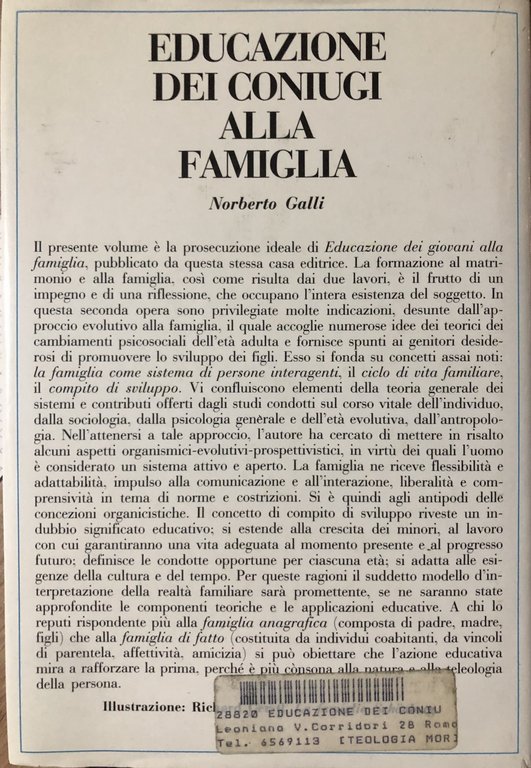 Educazione dei coniugi alla famiglia