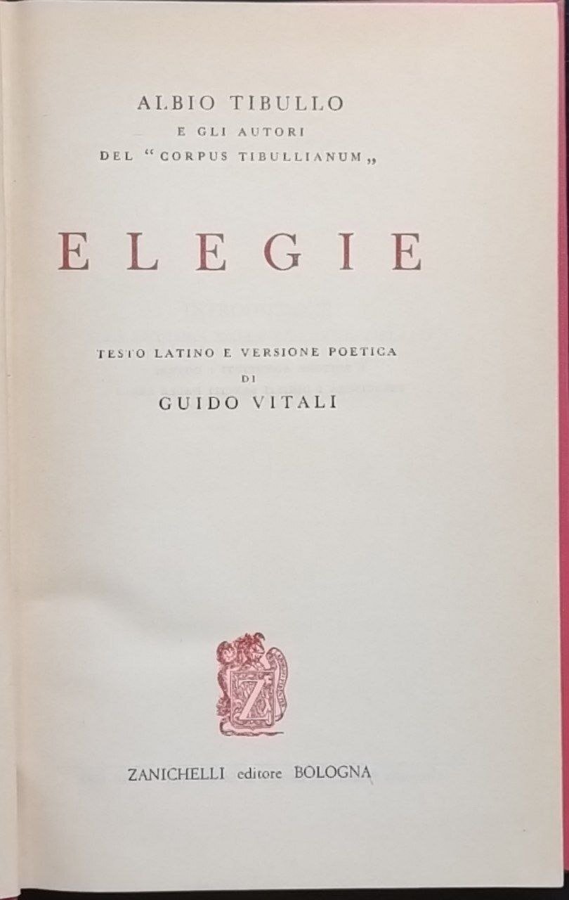 Elegie | Immagine principale