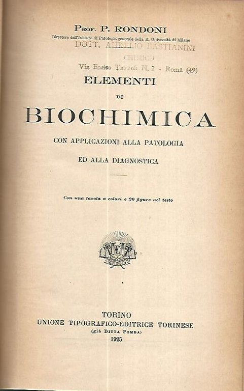 Elementi di biochimica