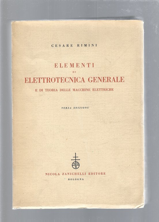 ELEMENTI DI ELETTROTECNICA GENERALE