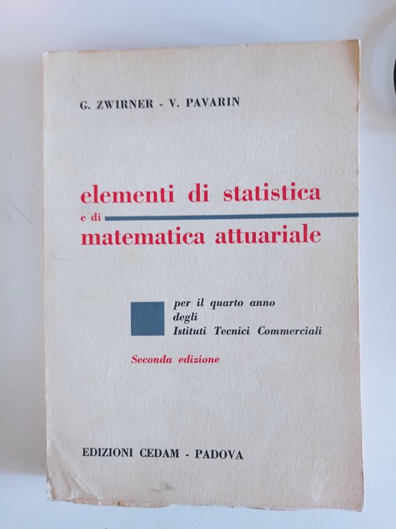 Elementi di statistica e di matematica attuariale | Immagine Gallery 2
