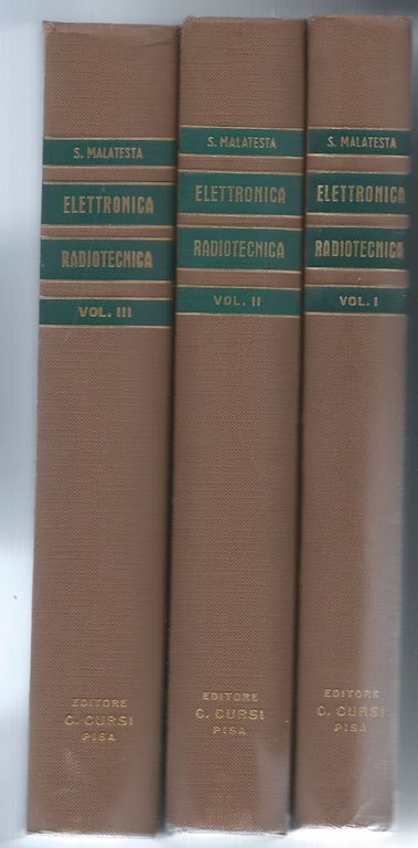 Elettronica e radiotecnica. Tre volumi
