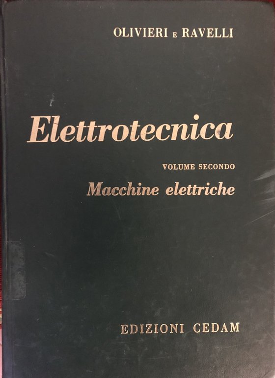 Elettrotecnica Vol. II Macchine elettriche