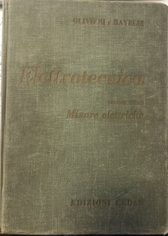 Elettrotecnica Vol. III Misure Elettriche
