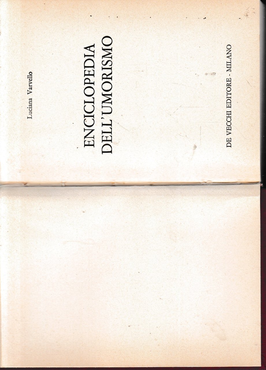 Enciclopedia dell'umorismo. | Immagine principale