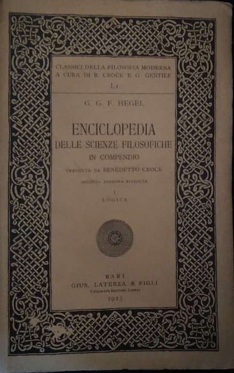 Enciclopedia delle scienze filosofiche in compendio | Immagine Gallery 2