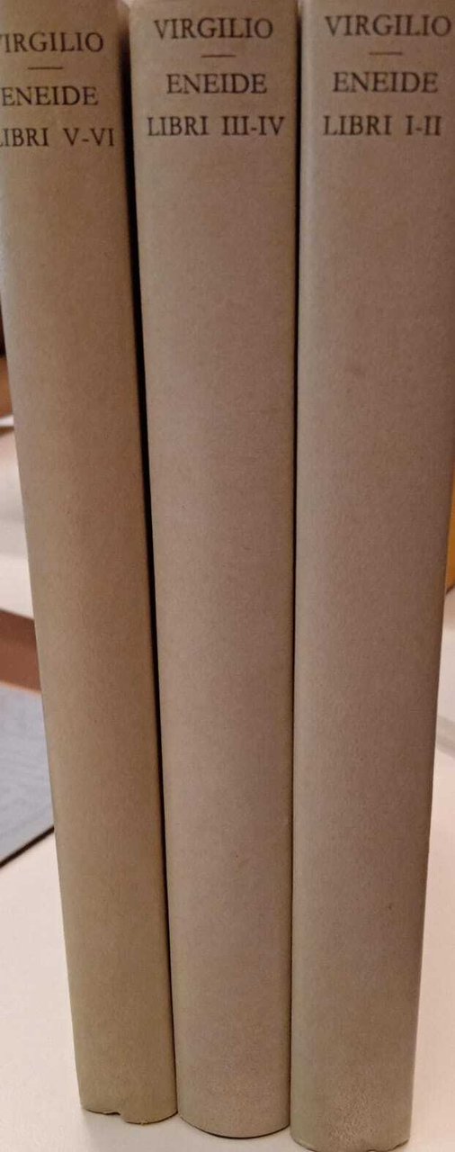 Eneide (tre volumi). Libri I-II; III-IV; V-VI. | Immagine principale