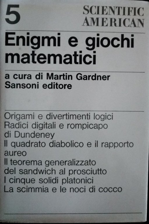 Enigmi e giochi matematici 5