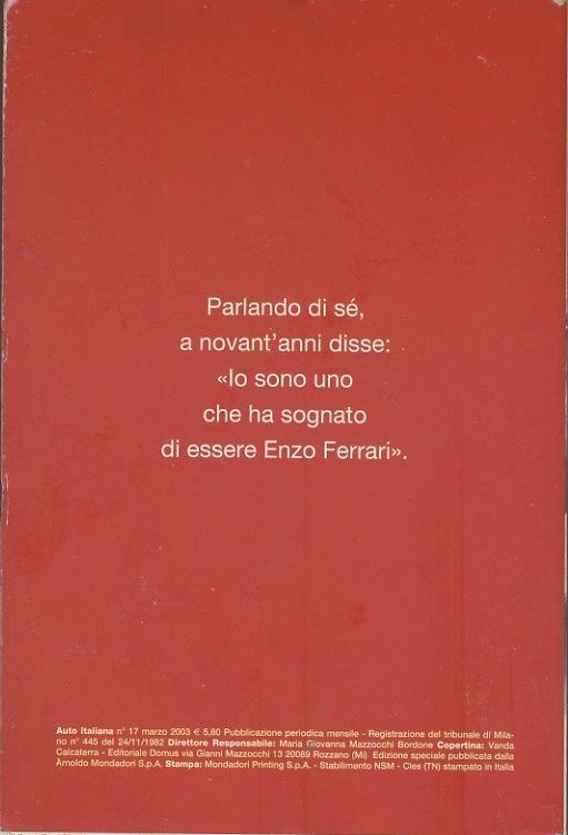 Enzo Ferrari un eroe italiano