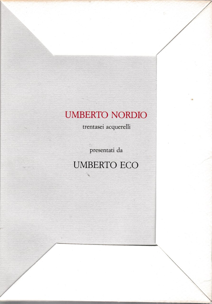 Era proprio una storia senza capo né coda. Umberto Nordio …