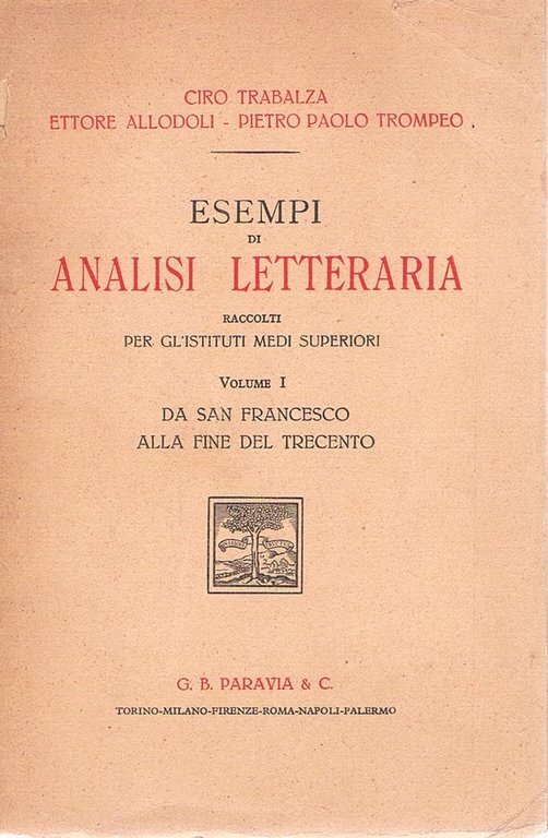 Esempi di analisi letteraria raccolti per gl'istituti medi superiori. Volume … | Immagine Gallery 2